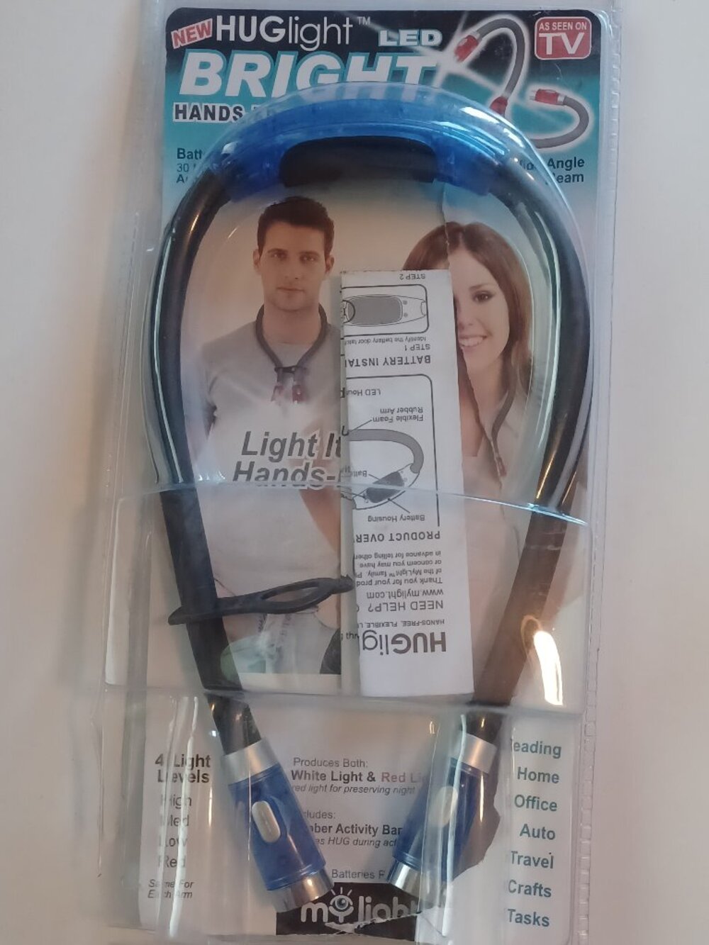 Hug Light Hands-Free Flexible LED High Intensity Wide Angle Red White